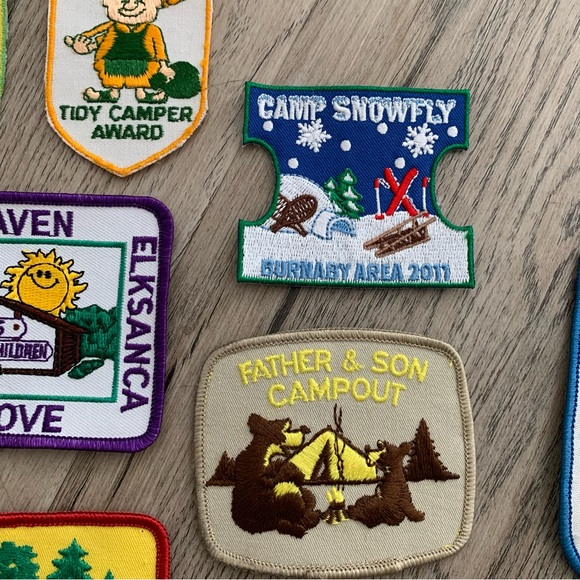 10 Boy Scouts of Canada Badges Kids Camp Patches Camping Scouting - Picture 5 of 6